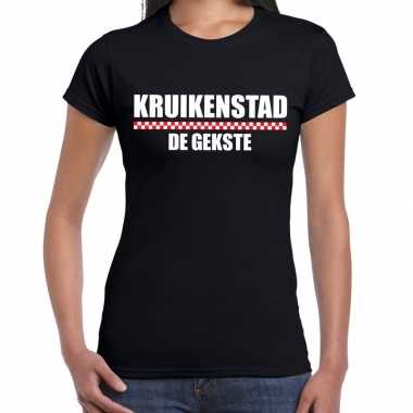 Carnaval kruikenstad / tilburg gekste t shirt zwart dames