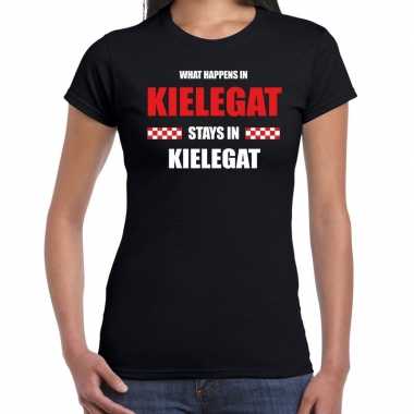 Carnaval verkleed shirt kielegat / brabant / breda zwart dames