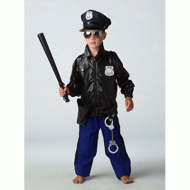 Carnavalspak politie agent kind