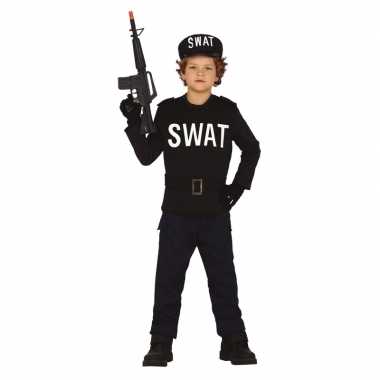Carnavalspak swat politie uniform jongens/meisjes