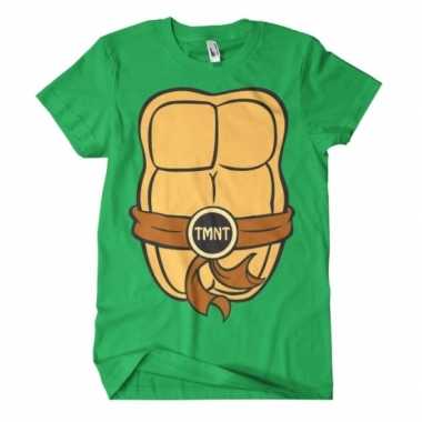 Fred ninja turtle shirt carnavalspak volwassenen