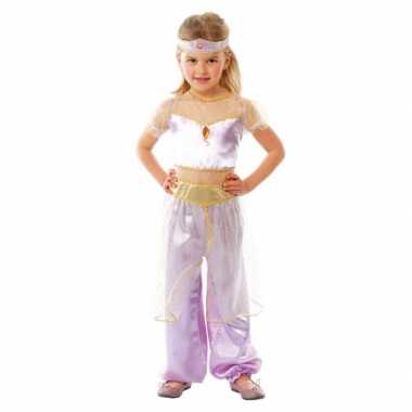 Luxe paars arabische prinses carnavalspak