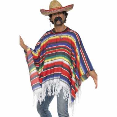 Mexico verkleed carnavalspak poncho