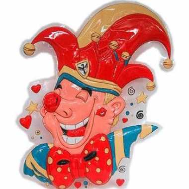 Prins Carnaval wand decoratie