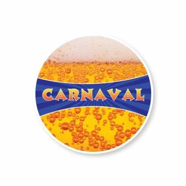 X kartonnen onderzetters carnaval