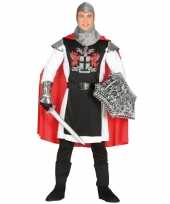 Carnavalspak middeleeuwse ridder cape heren