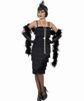 Flapper twenties carnavalspak zwart dames