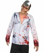 Horror dokter shirt verkleedcarnavalspak