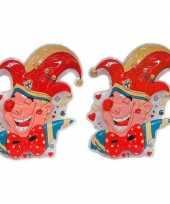 Stuks prins carnaval wand decoratie